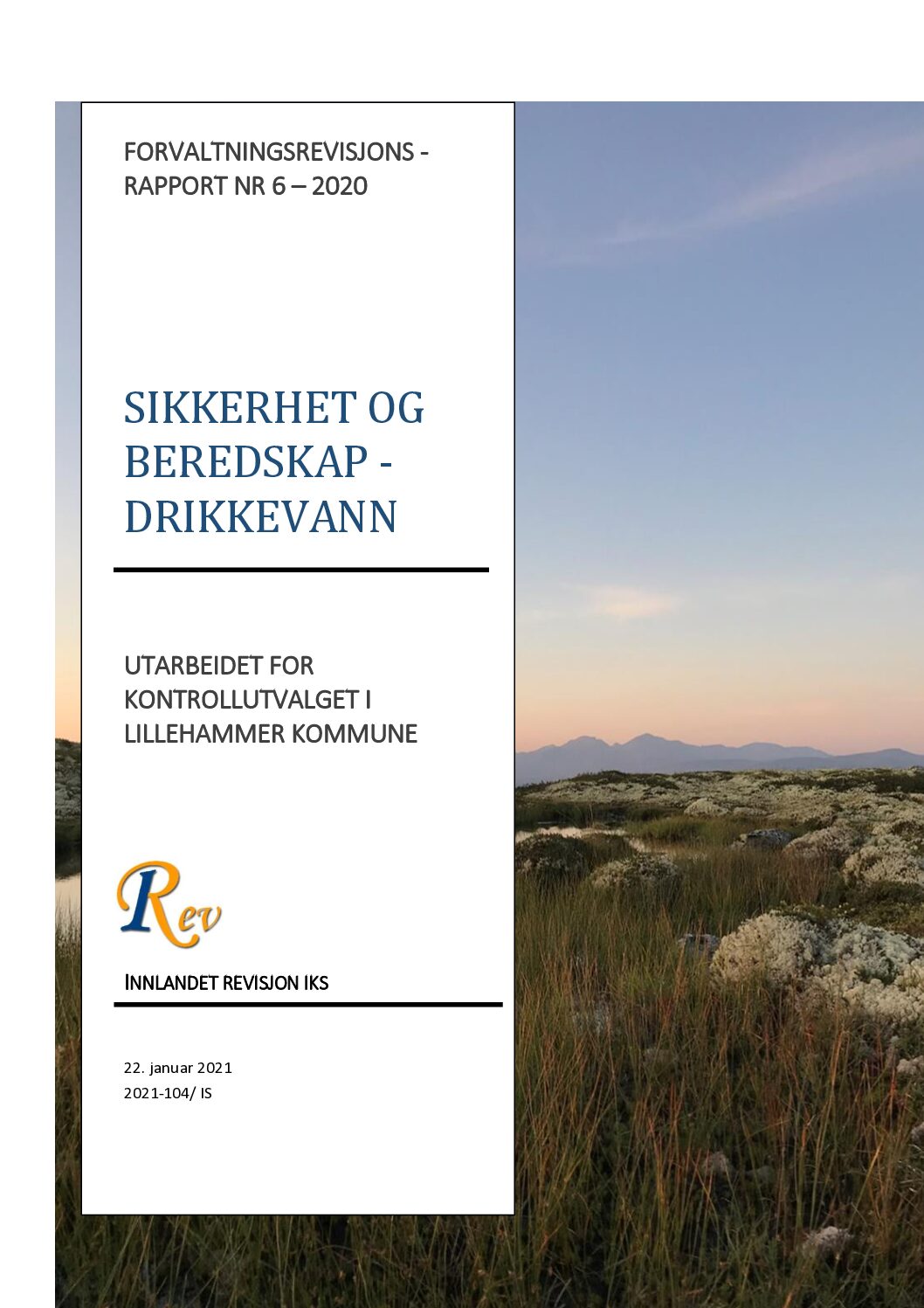 Sikkerhet og beredskap drikkevann