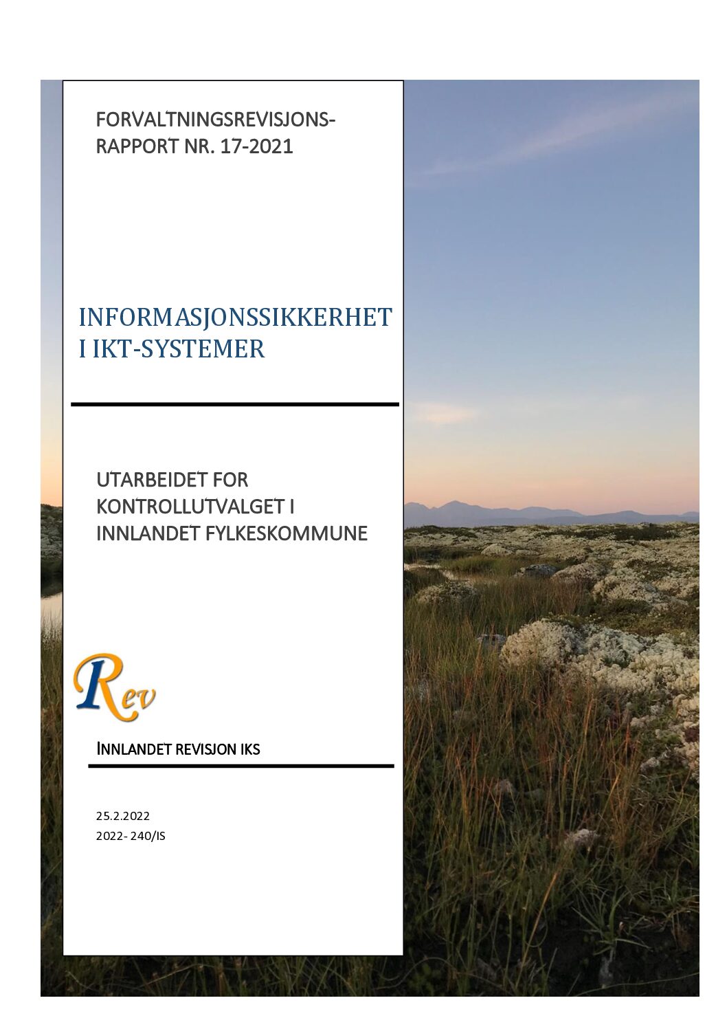 Informasjonssikkerhet i IKT-systemer