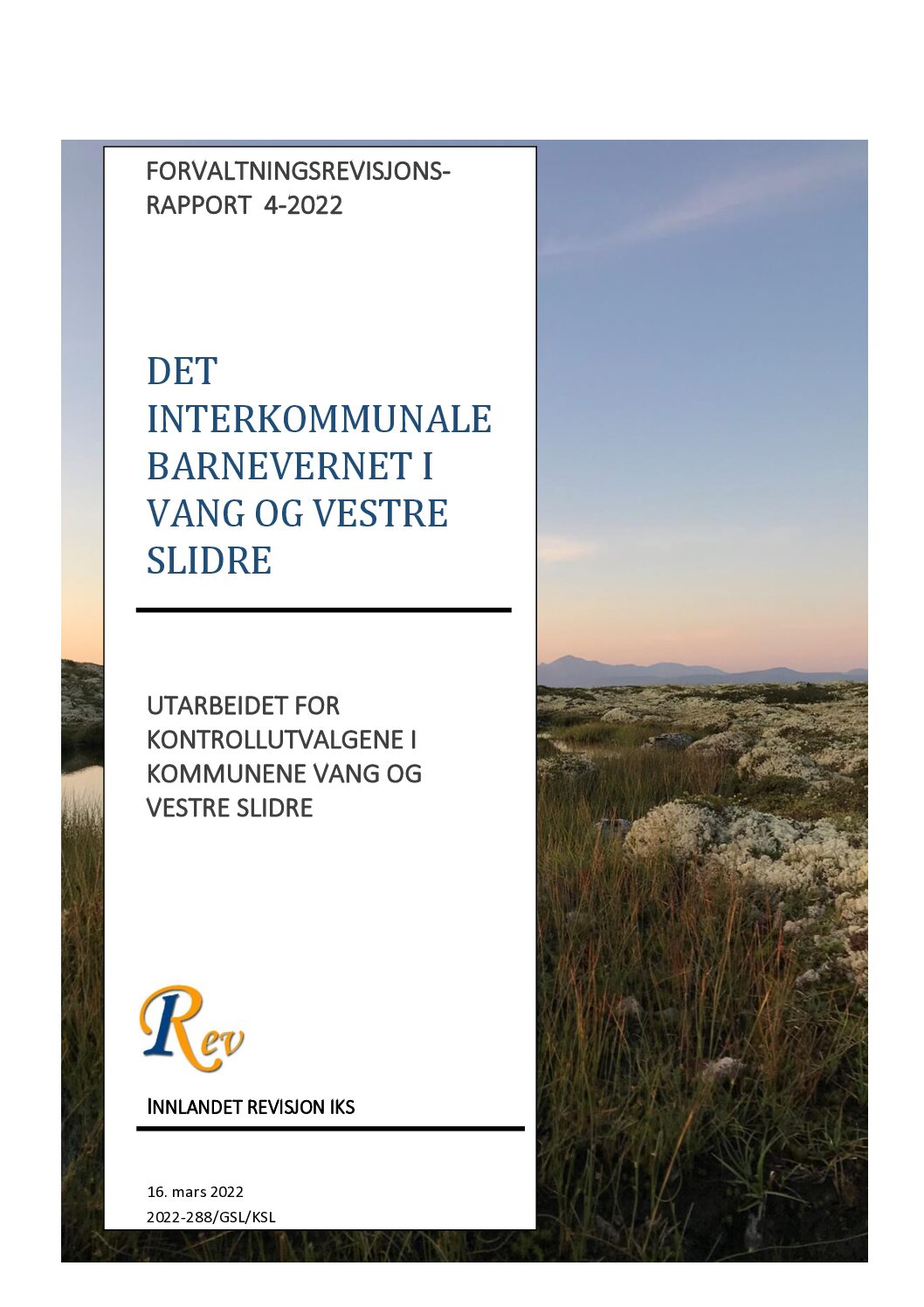 Interkommunalt barnevern Vestre Slidre og Vang