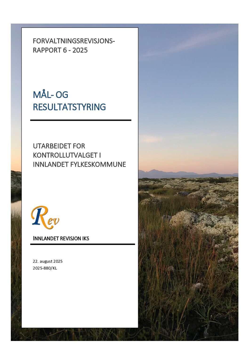 Mål- og resultatstyring