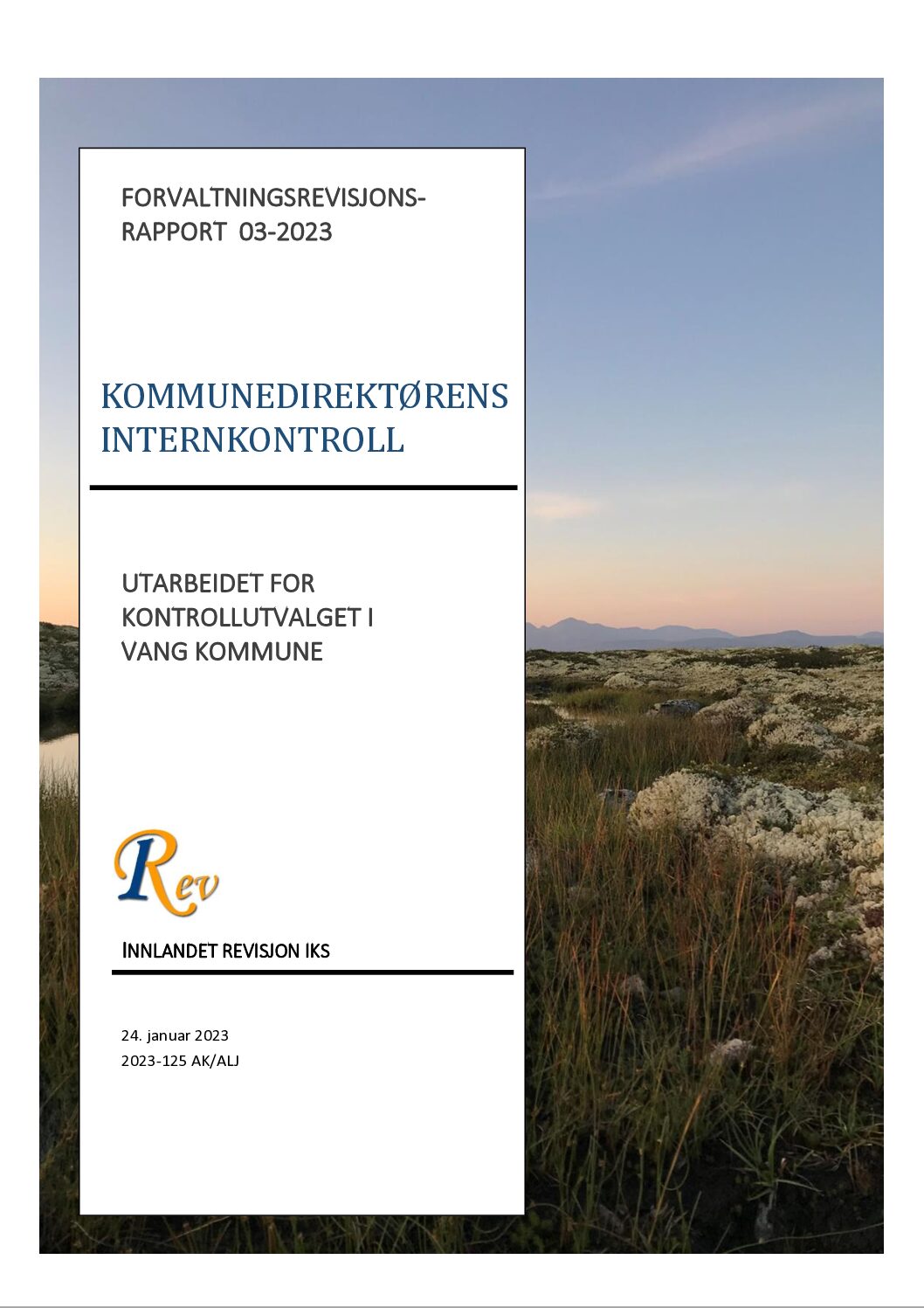 Kommunedirektørens internkontroll